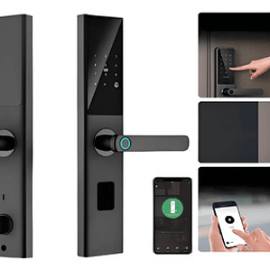  Cerradura Digital Inteligente Wifi, Huella, Alta Seguridad 