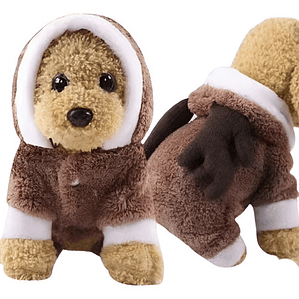 Disfraz Perros Gatos Traje Reno Café Calidad Tamaños