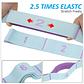 Banda Elástica Resistencia 9 Niveles Pilates Yoga 4cm Ancho - Miniatura 6
