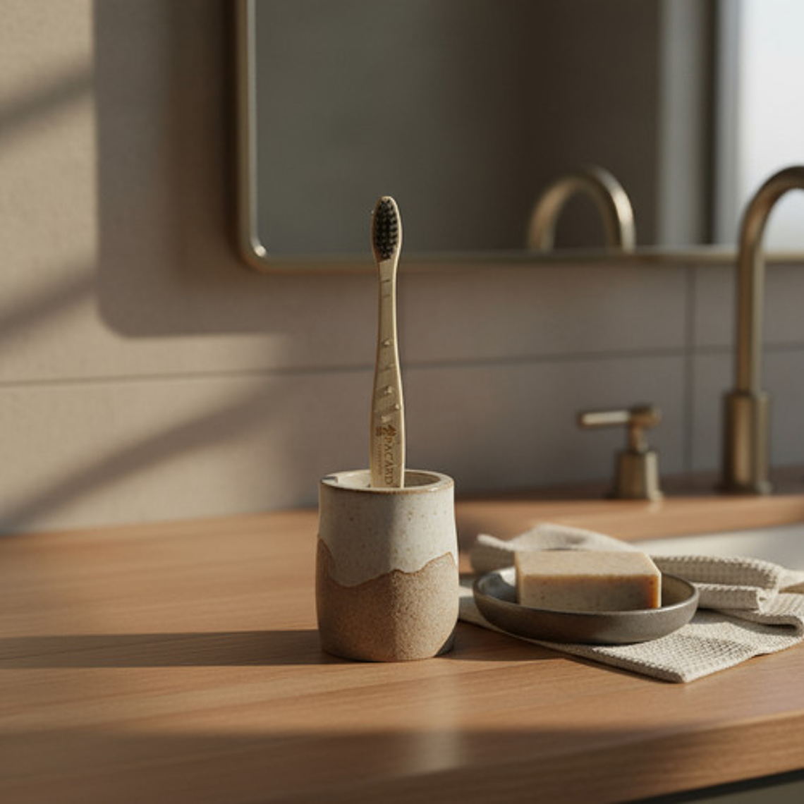 Pack Cepillos De Dientes De Bambú Ecológico 10u Calidad Stgo 4