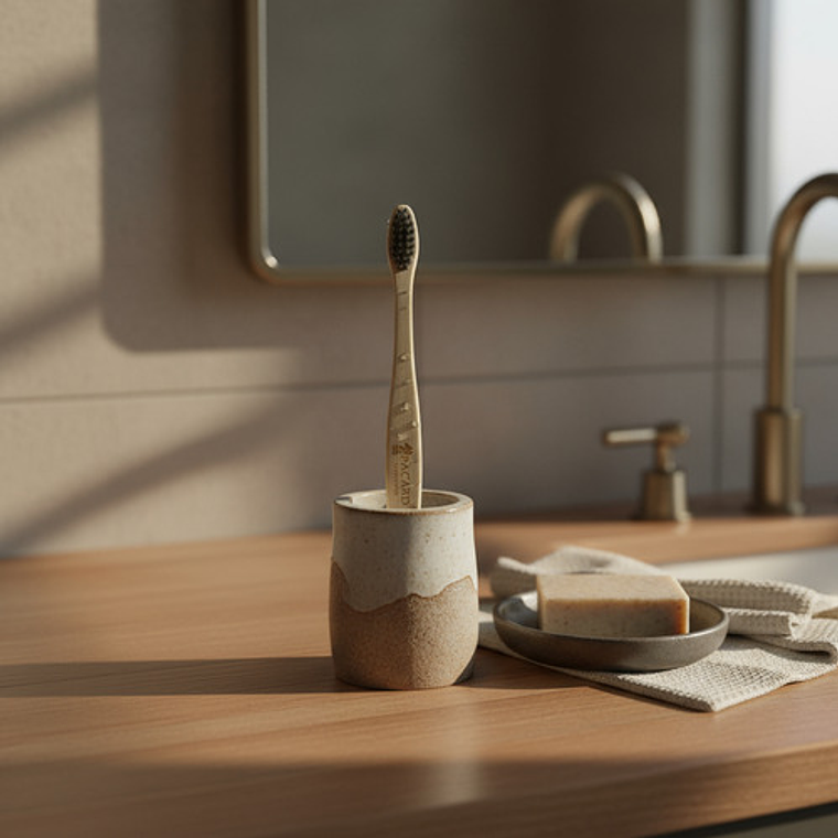 Pack Cepillos De Dientes De Bambú Ecológico 10u Calidad Stgo 4