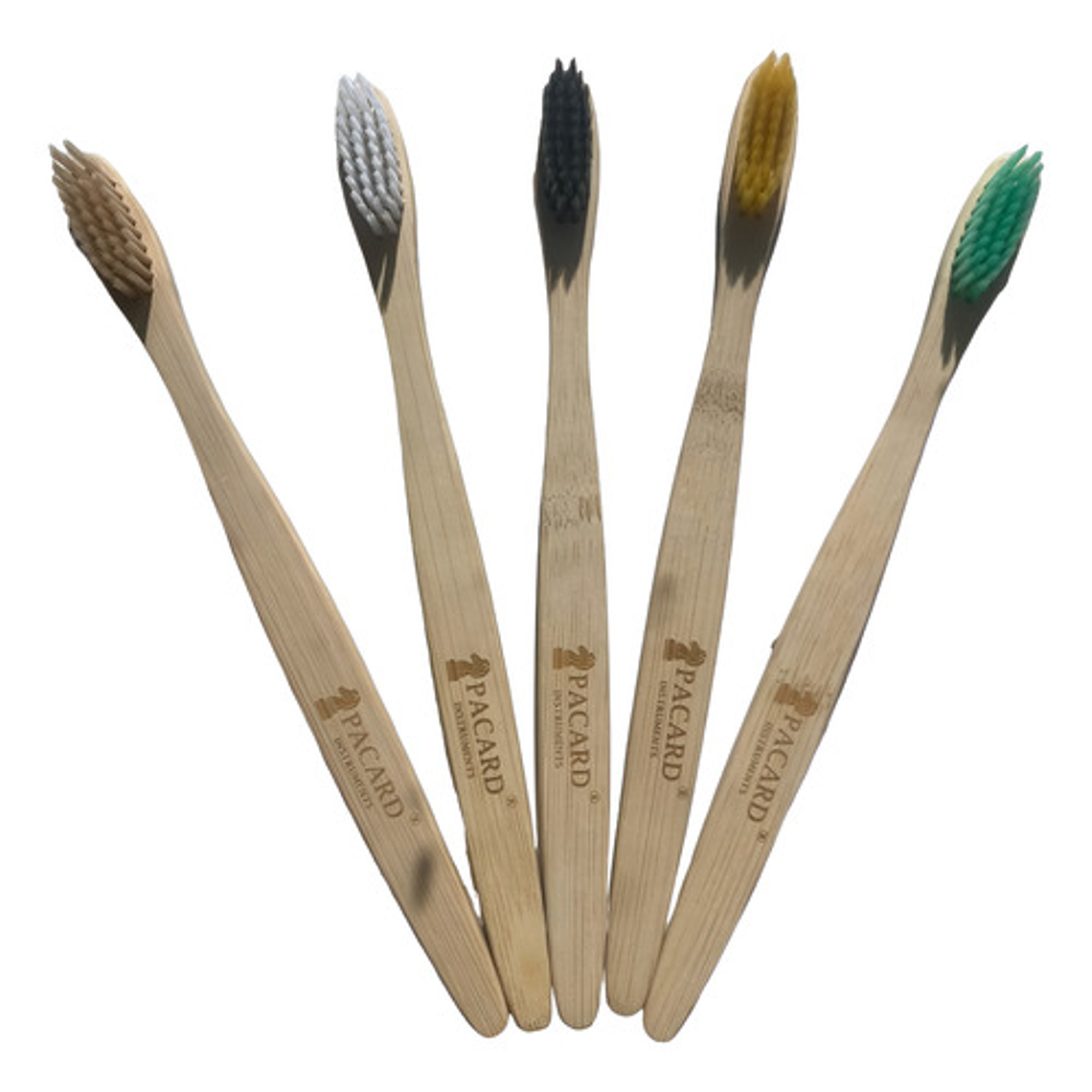 Pack Cepillos De Dientes De Bambú Ecológico 10u Calidad Stgo 7
