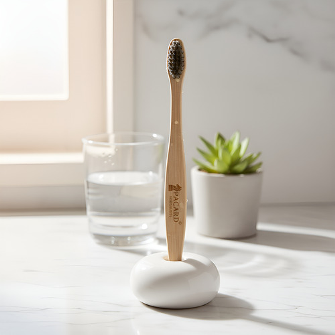 Pack Cepillos De Dientes De Bambú Ecológico 10u Calidad Stgo 10