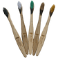 Pack Cepillos De Dientes De Bambú Ecológico 10u Calidad Stgo - Miniatura 18
