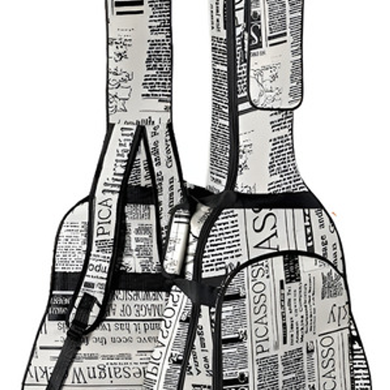  Funda Guitarra Acústica Music Style Estuche Envío Express 5