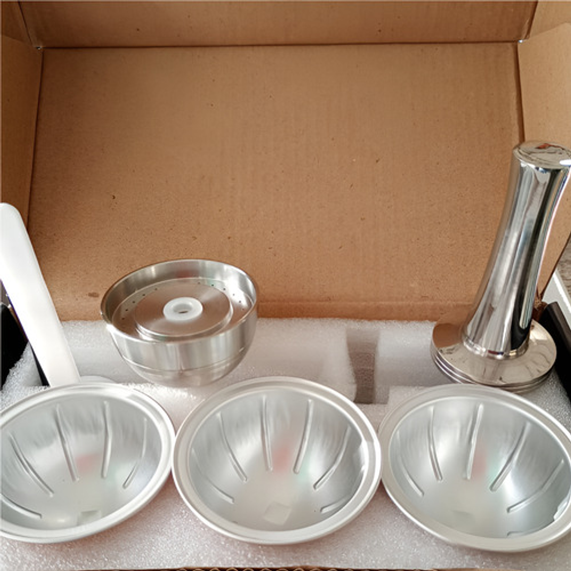 Set Xl Cápsula Vertuo Pop Next Acero Reutilizable 3 Medidas 3
