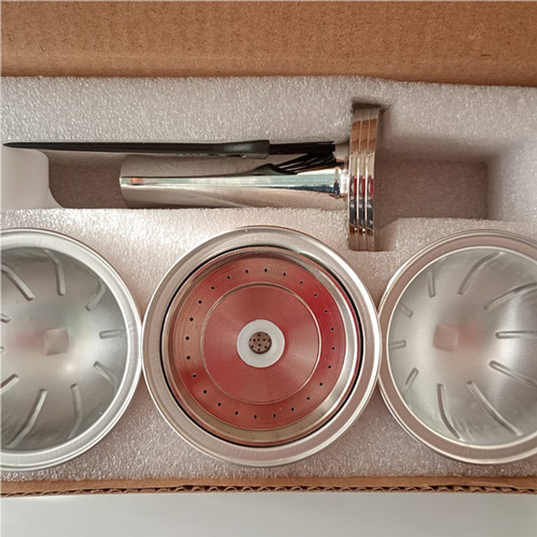 Set Xl Cápsula Vertuo Pop Next Acero Reutilizable 3 Medidas 6