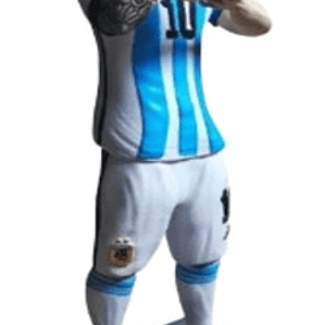 Figura Lio Messi Impreso 3d Besando Copa Made Argentina 25cm