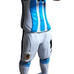 Figura Lio Messi Impreso 3d Besando Copa Made Argentina 25cm - Miniatura 5