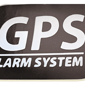 Mini Logo Gps Adhesivo Reflectante Ventana Auto Moto