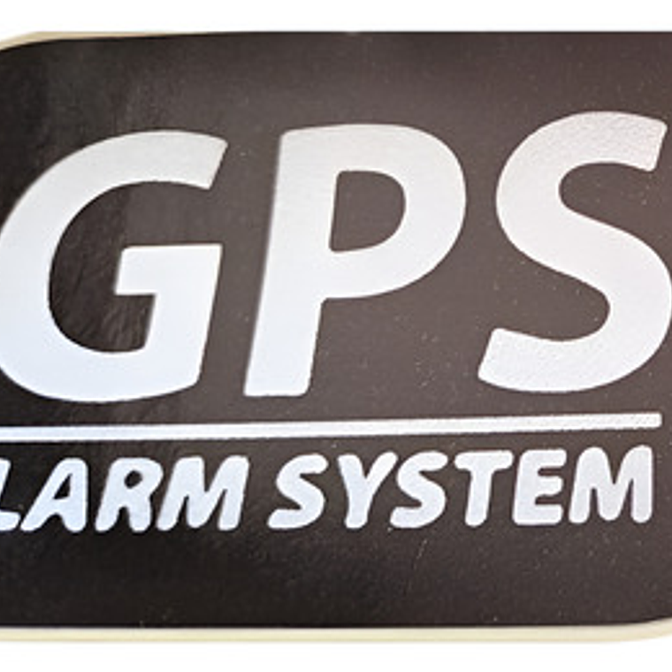 Mini Logo Gps Adhesivo Reflectante Ventana Auto Moto 1