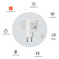 Enchufe Wifi Compatible Alexa Y Google Tuya - Miniatura 6