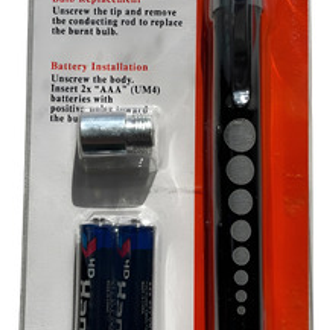  Linterna Medica Led Tipo Lápiz Set Con Pilas Incluidas  1