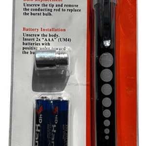  Linterna Medica Led Tipo Lápiz Set Con Pilas Incluidas 