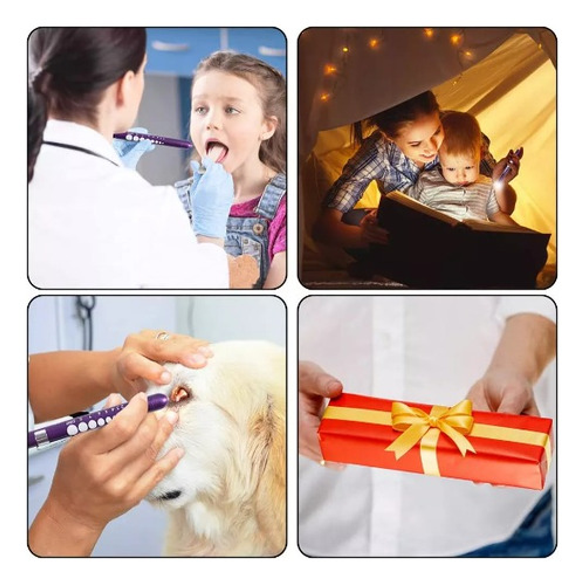  Linterna Medica Led Tipo Lápiz Set Con Pilas Incluidas  2