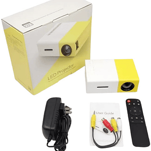 Mini Proyector Led  600l Hd Portátil Av Hdmi Control Remoto