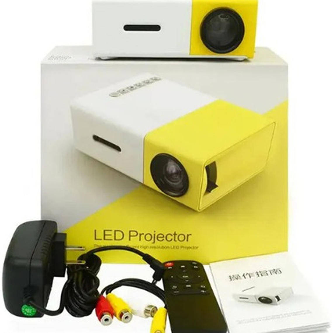 Mini Proyector Led  600l Hd Portátil Av Hdmi Control Remoto 2