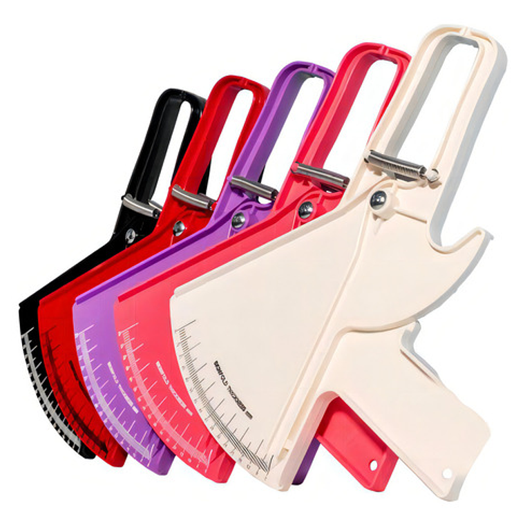 Plicómetro Caliper Slim Guide Plástico Abs Colores Variados Color Blanco 4