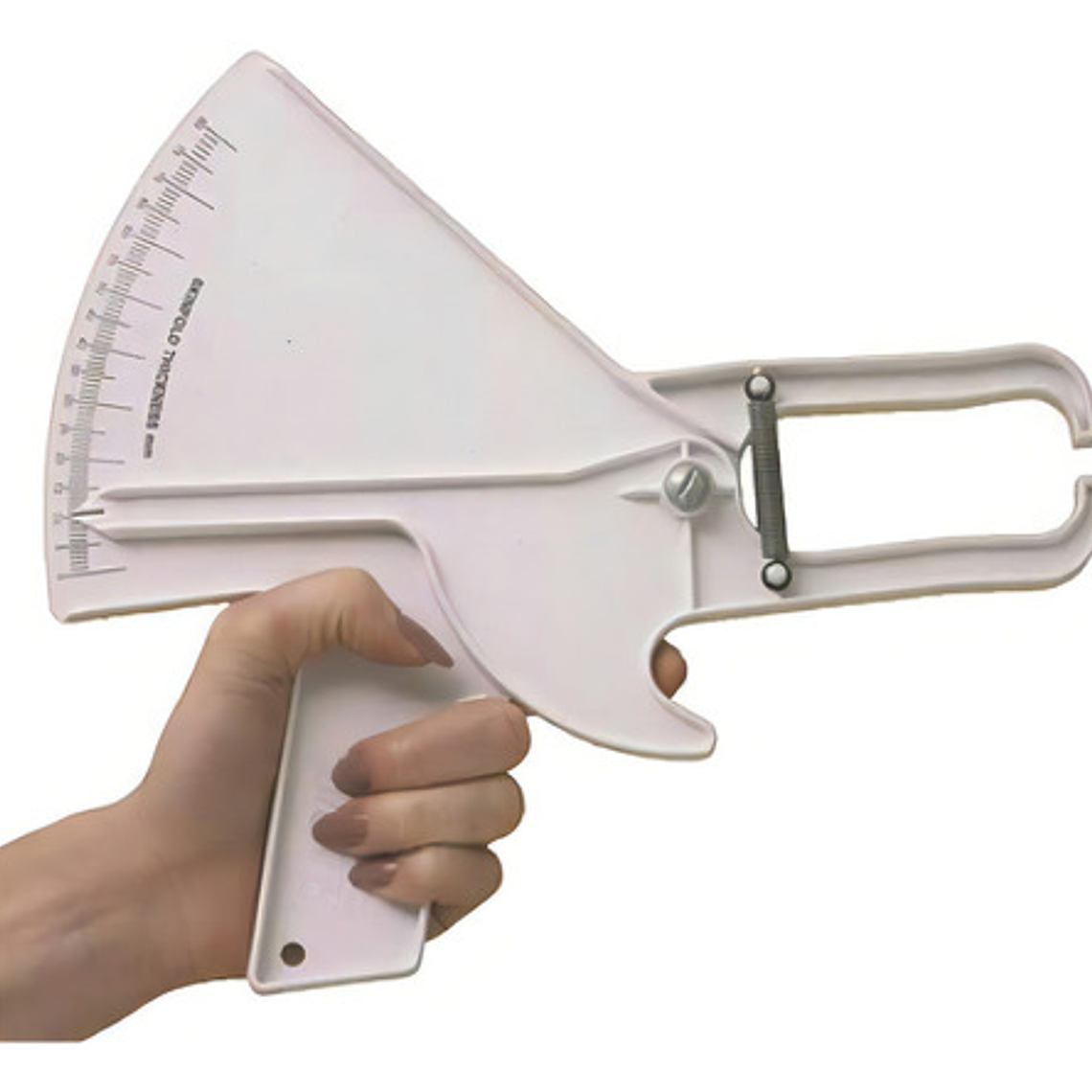 Plicómetro Caliper Slim Guide Plástico Abs Colores Variados Color Blanco 5