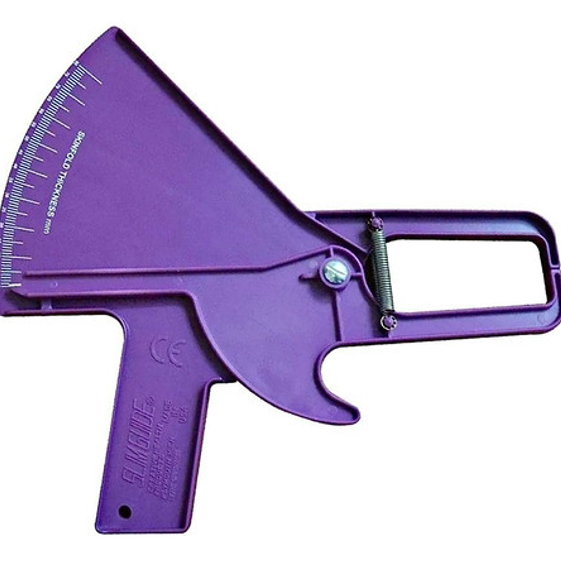 Plicómetro Caliper Slim Guide Plástico Abs Colores Variados Color Blanco 6