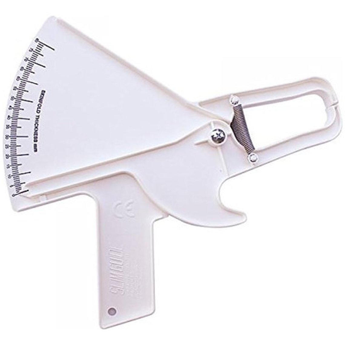 Plicómetro Caliper Slim Guide Plástico Abs Colores Variados Color Blanco 9