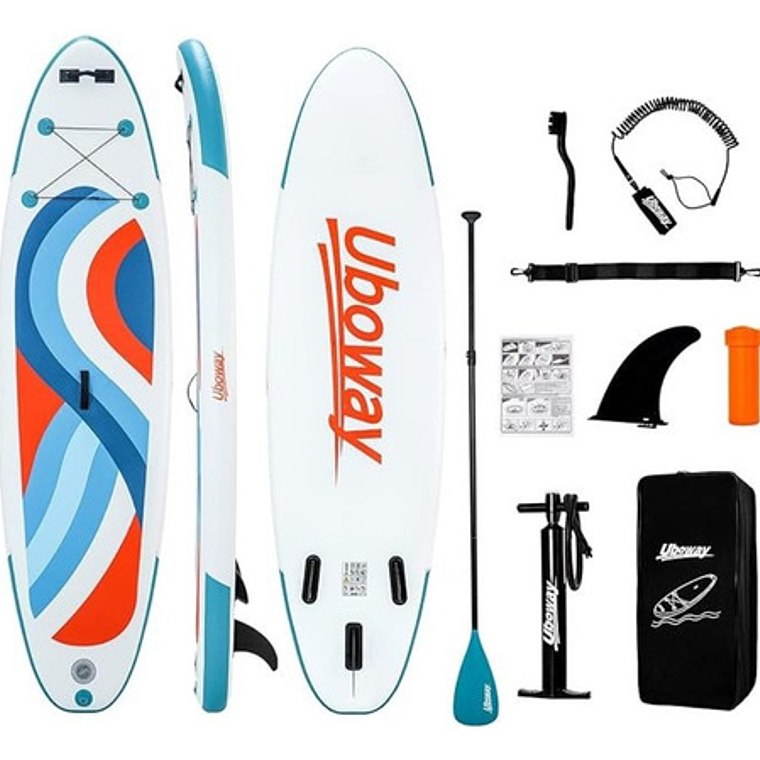 Stand Up Paddle Para Adultos Set Completo Vibrant Inflable 12