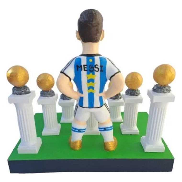 Figura Lio Messi Impreso 3d 8balones Original Made Argentina 3