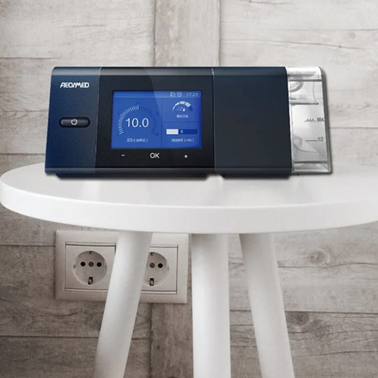 Kit Auto Cpap As100a Con Máscara Y Humidificador Calidad 12