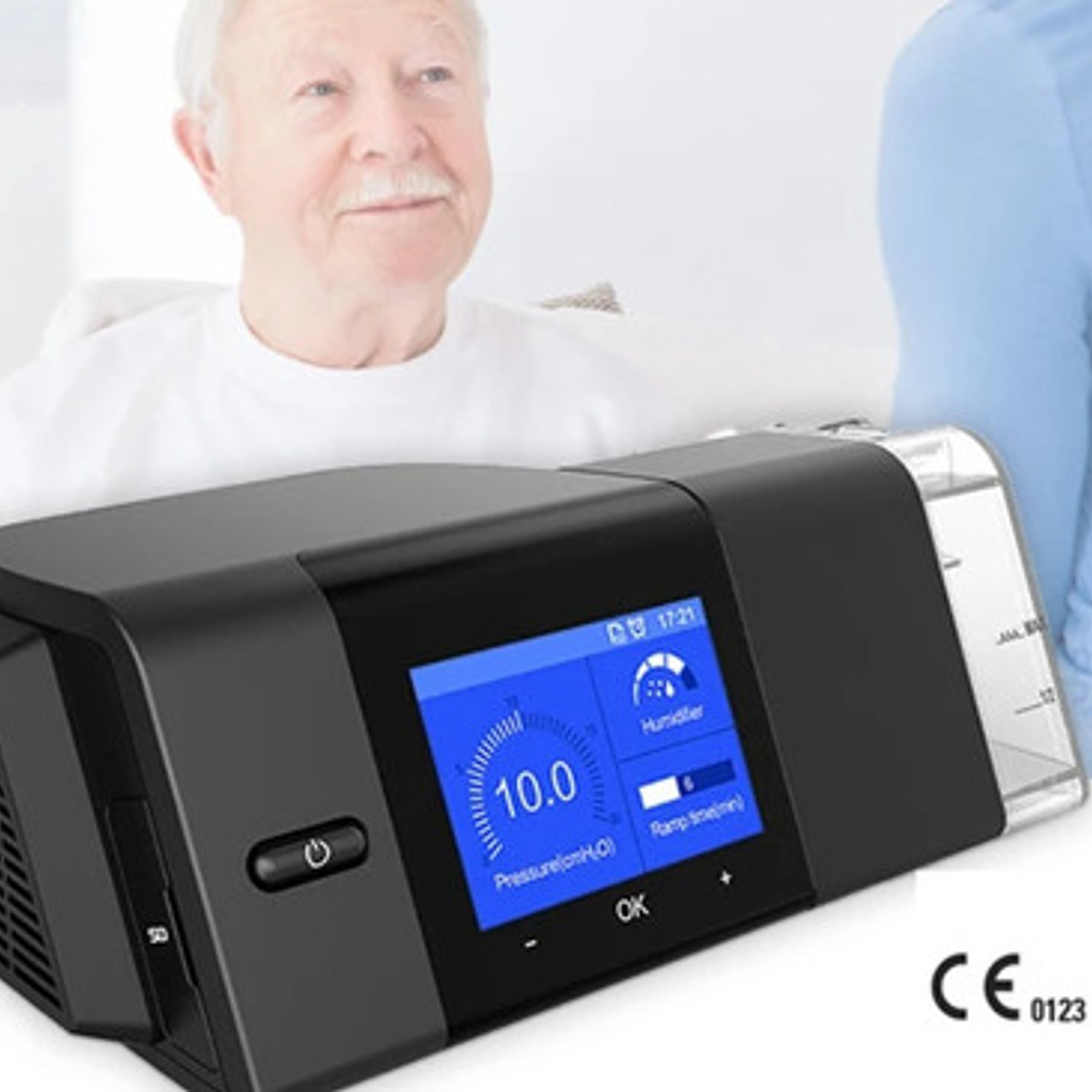 Kit Auto Cpap As100a Con Máscara Y Humidificador Calidad 13