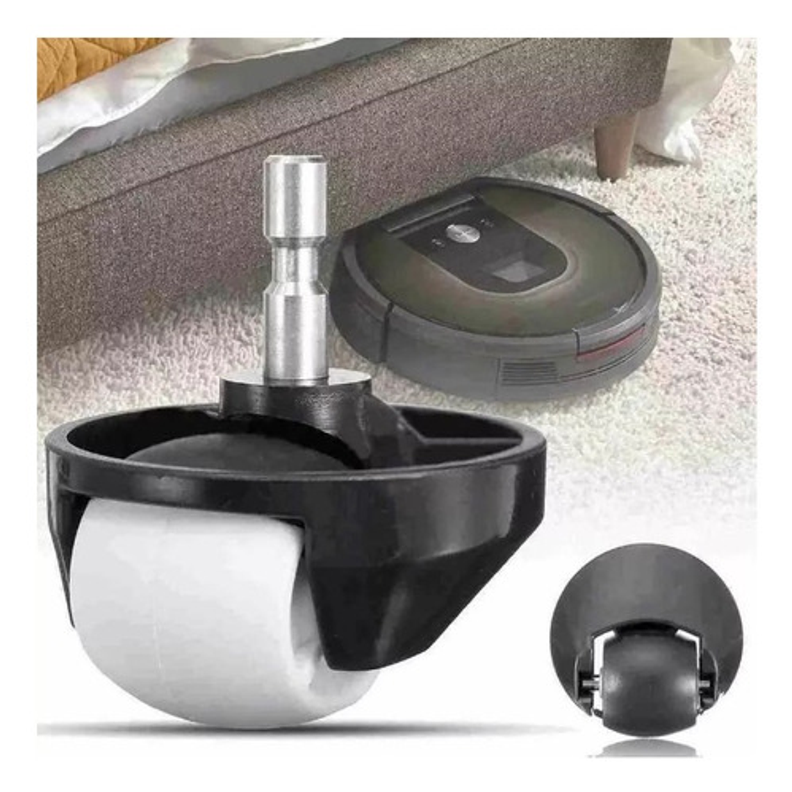Repuesto Rueda Roomba Series 500, 600, 700, 800 Y 900 3