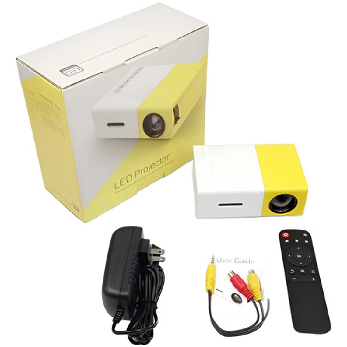 Mini Proyector Led Miracast 360p J9pro Inalámbrico 1