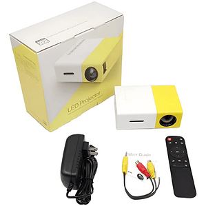 Mini Proyector Led Miracast 360p J9pro Inalámbrico