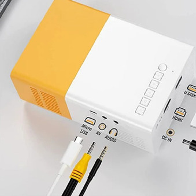 Mini Proyector Led Miracast 360p J9pro Inalámbrico 4