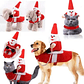 Disfraz Perros Gatos Santa Montado Navidad Calidad Tamaños - Miniatura 5