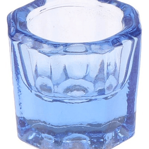 Pack De 2 Mini Vasos O Dappen De Cristal Dental / Manicure