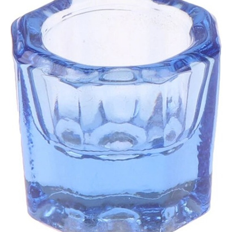 Pack De 2 Mini Vasos O Dappen De Cristal Dental / Manicure 1