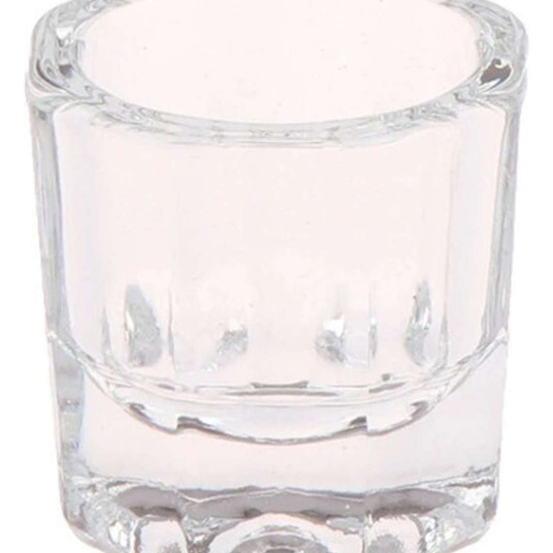 Pack De 2 Mini Vasos O Dappen De Cristal Dental / Manicure 3