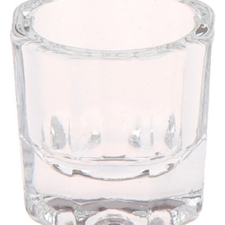 Pack De 2 Mini Vasos O Dappen De Cristal Dental / Manicure 3