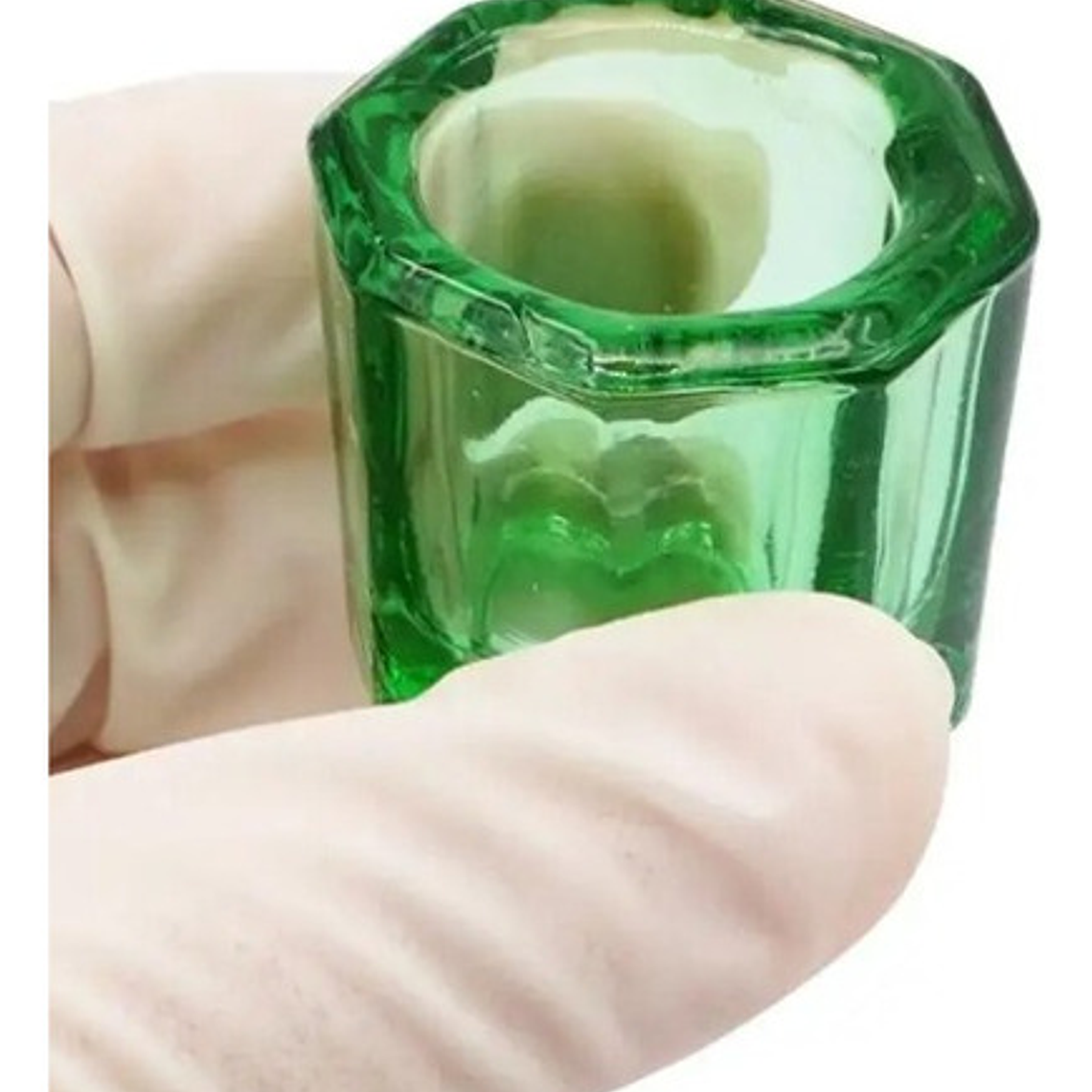 Pack De 2 Mini Vasos O Dappen De Cristal Dental / Manicure 10