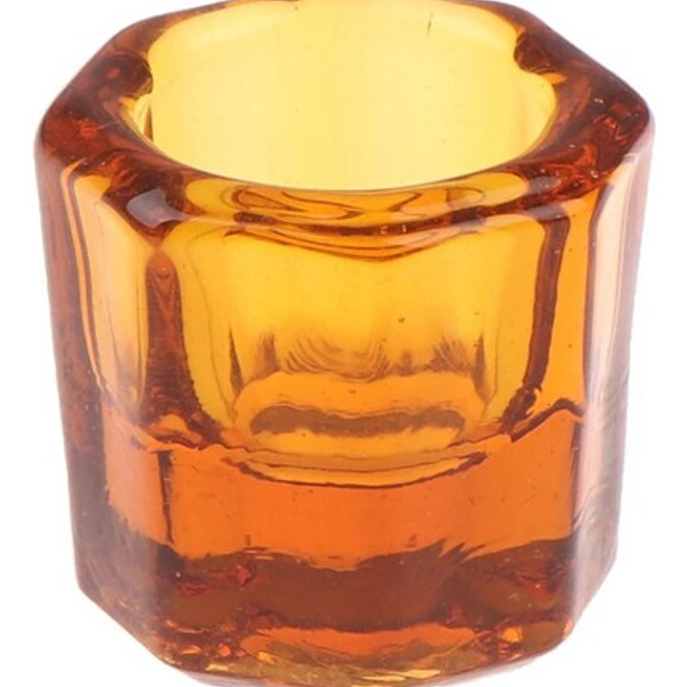 Pack De 2 Mini Vasos O Dappen De Cristal Dental / Manicure 12