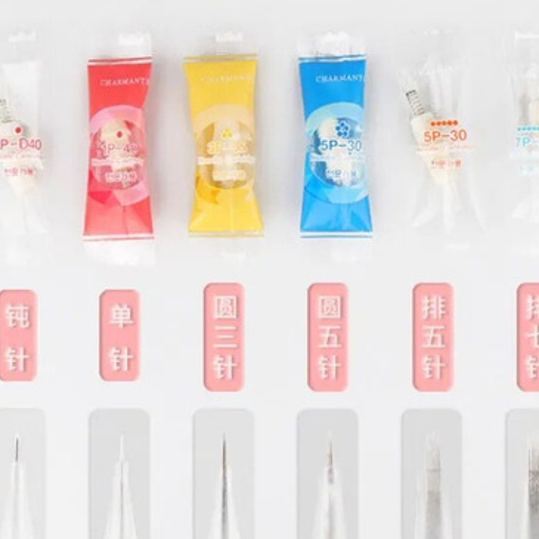 Aguja Micropigmentación Para Dermógrafo Charmant Premium Ii 5