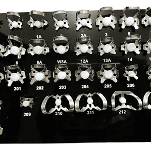 Set Xxl Clamp Dentales Acero Inoxidable Pacard Instruments