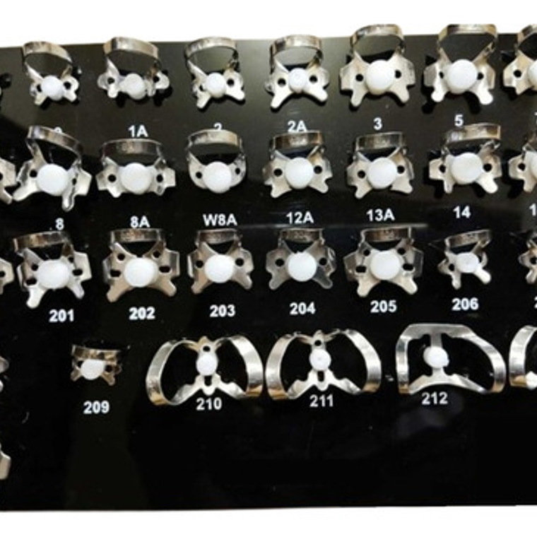 Set Xxl Clamp Dentales Acero Inoxidable Pacard Instruments 1