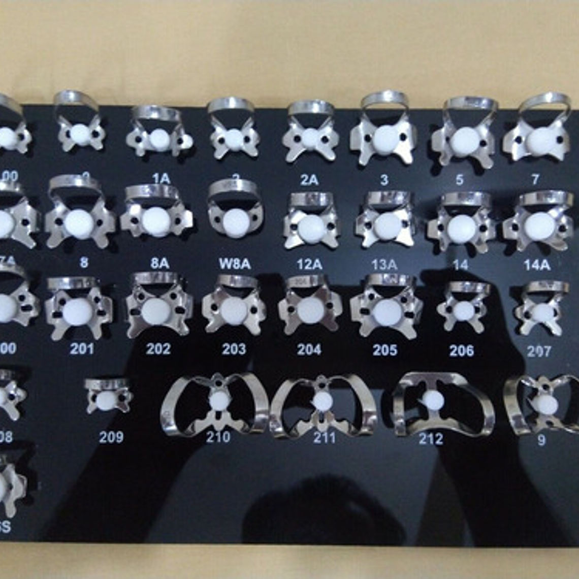 Set Xxl Clamp Dentales Acero Inoxidable Pacard Instruments 4