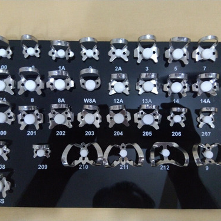 Set Xxl Clamp Dentales Acero Inoxidable Pacard Instruments 4