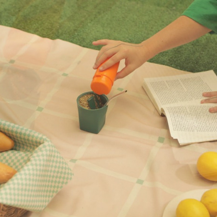 Set Despolvillador De Yerba + Dosificador Azúcar Buena Cepa 40