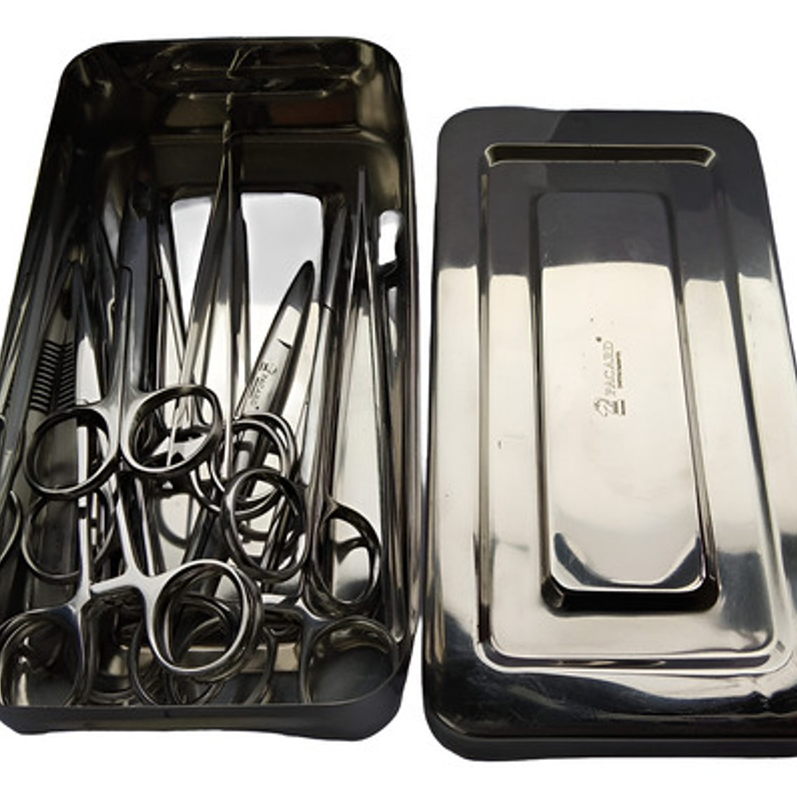 Set Quirúrgico Caja Xl Acero 13 Piezas Cirugía Menor Pacard 1