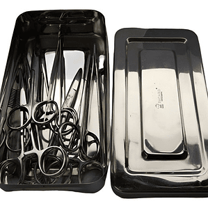 Set Quirúrgico Caja Xl Acero 13 Piezas Cirugía Menor Pacard