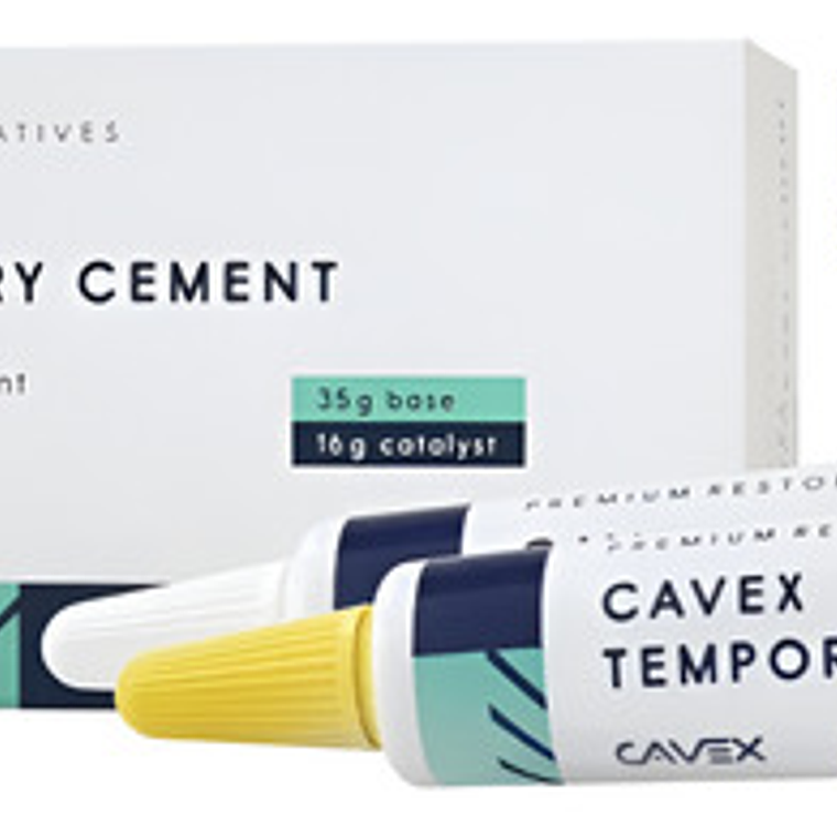 Kit Cemento Provisorio Cavex Base Y Catalizador Dental 1