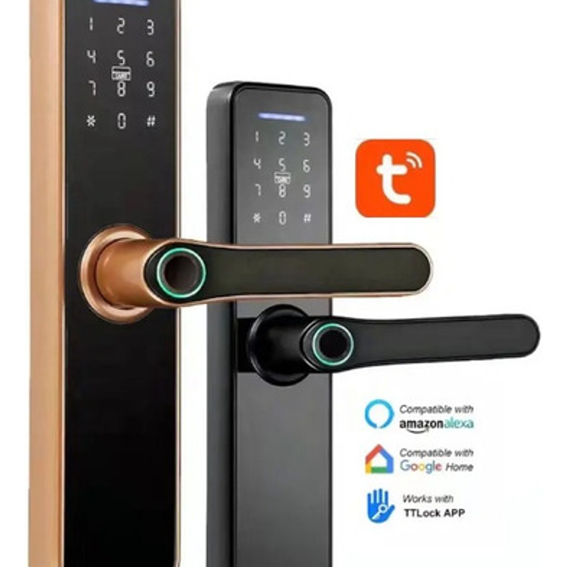  Cerradura Digital Wifi Huella Inteligente La Mejor  3